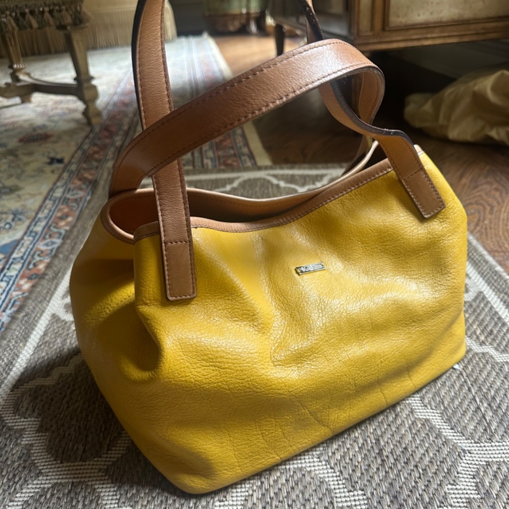 MaxMara Pebbled Leather Tote